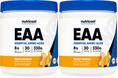 Nutricost EAA Powder Peach Mango Pack of 2 front view