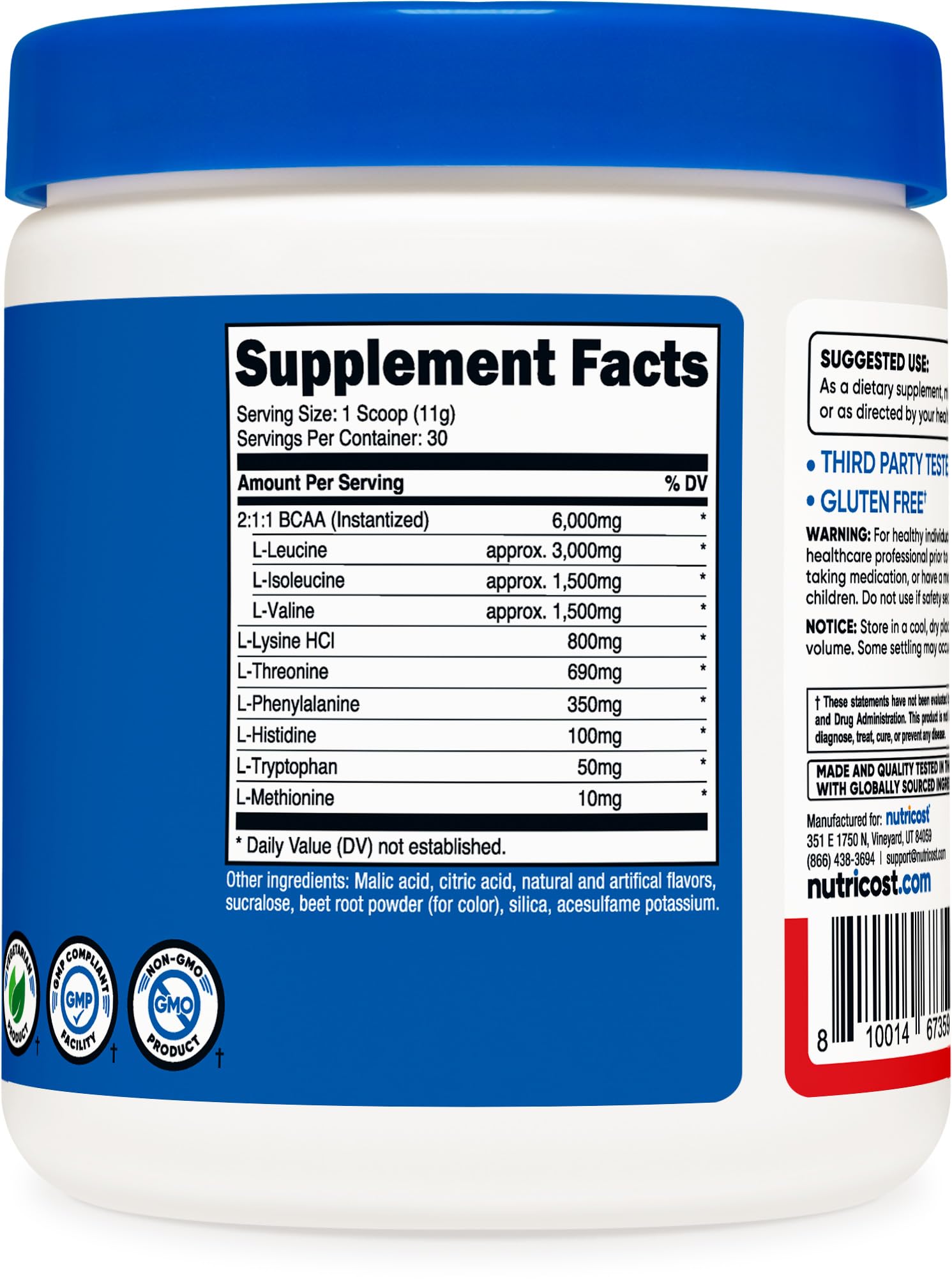 GMP compliant and FDA registered facility note