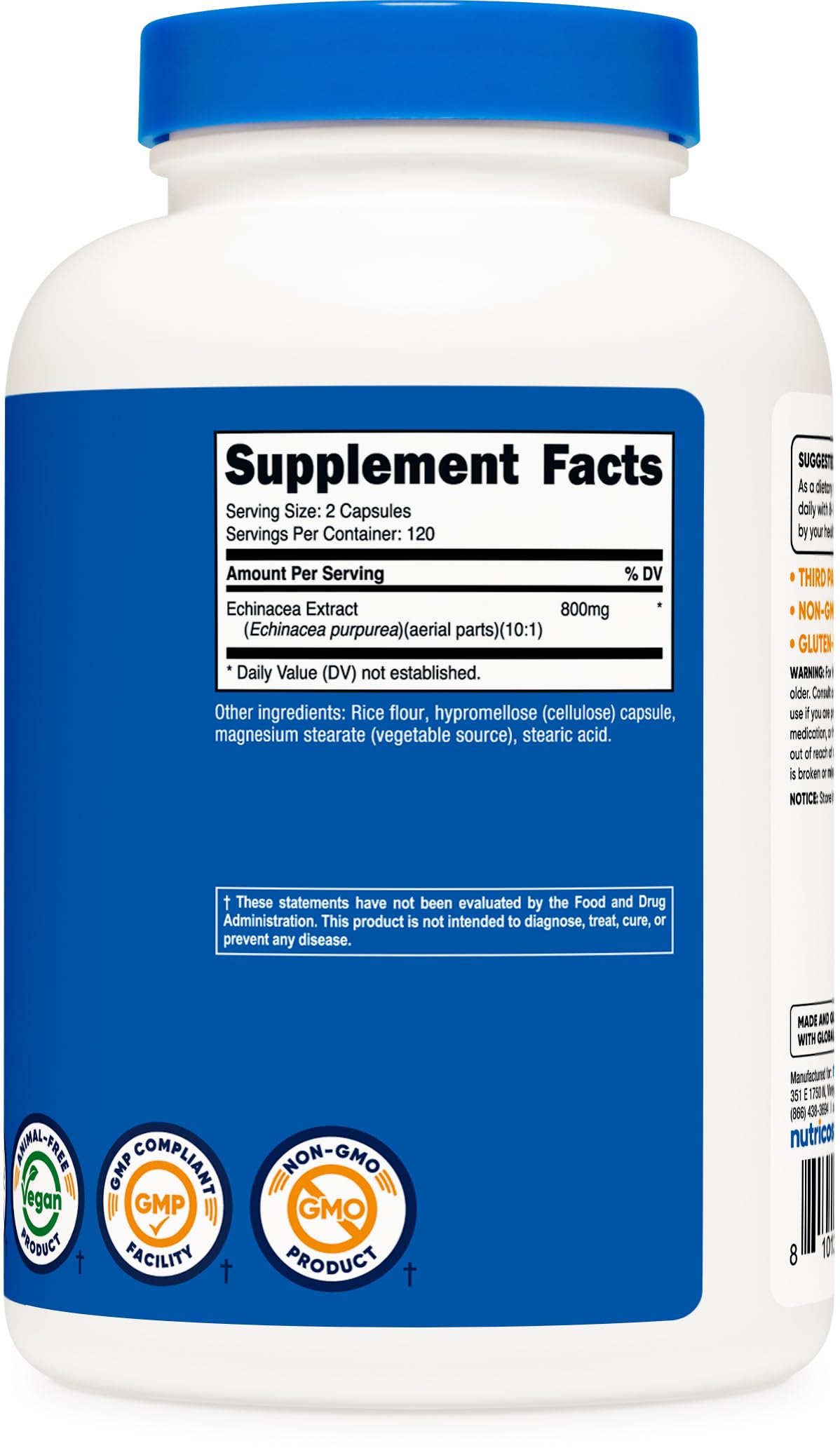 Produced in GMP-compliant FDA-registered facility