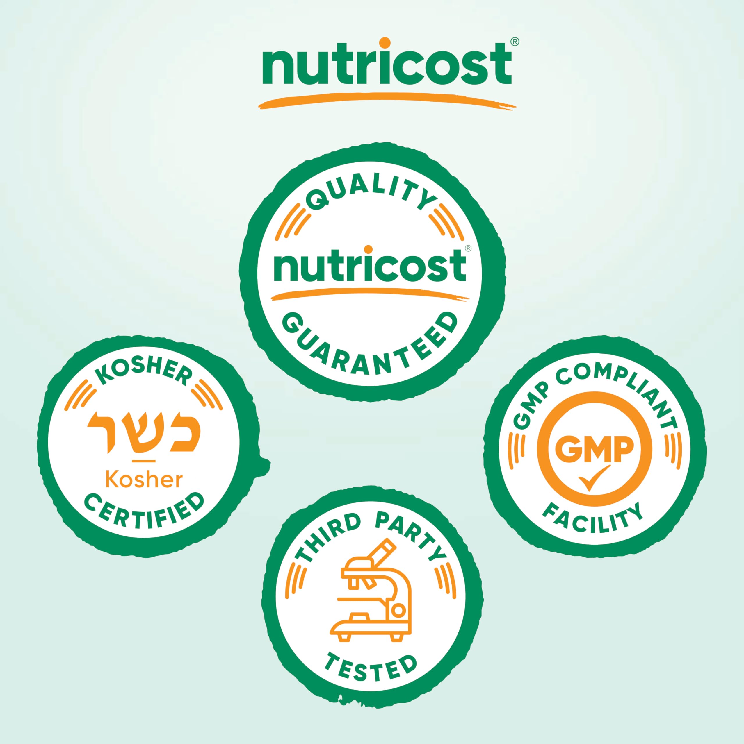 GMP compliant facility and third-party testing certification for Nutricost empty capsules