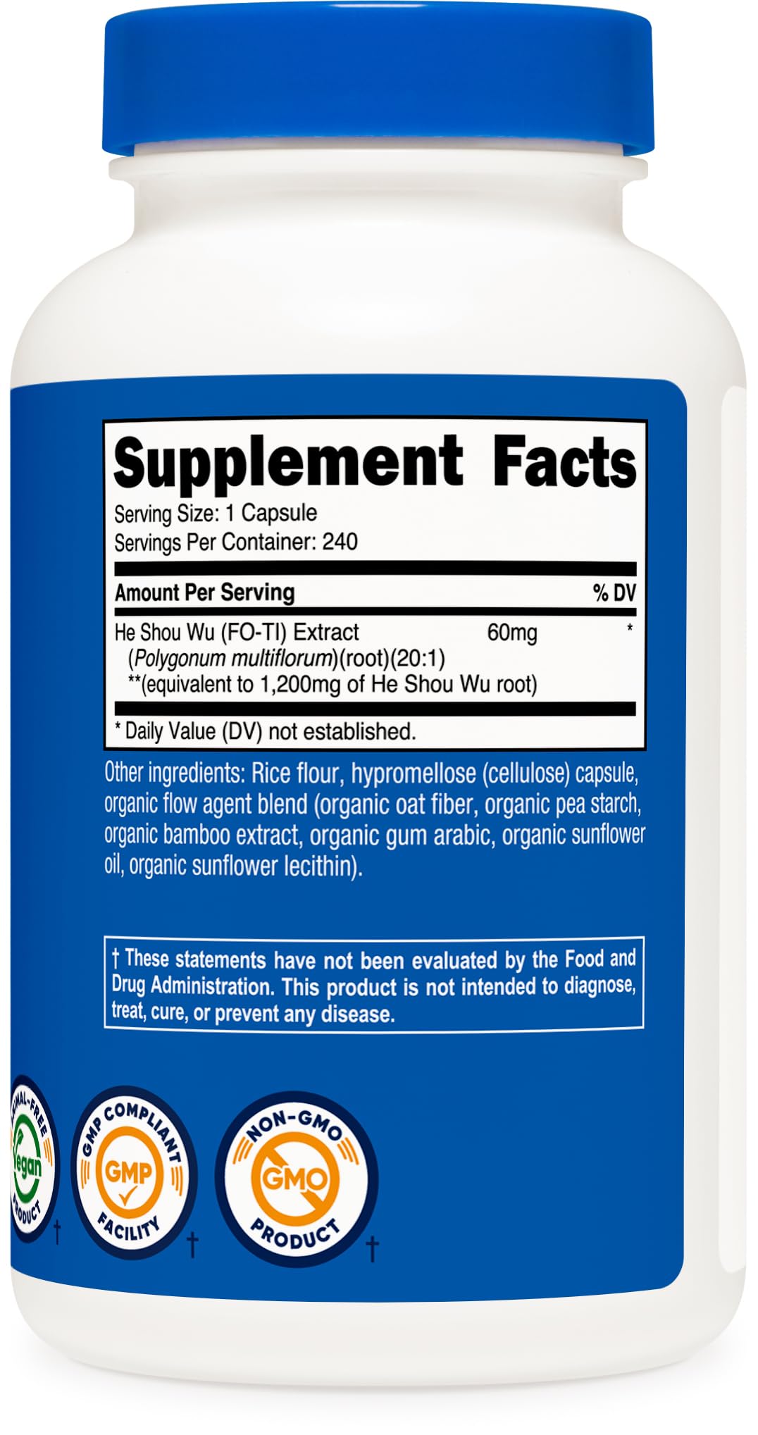 Manufactured in NSF Certified, GMP Compliant, FDA Registered Facility