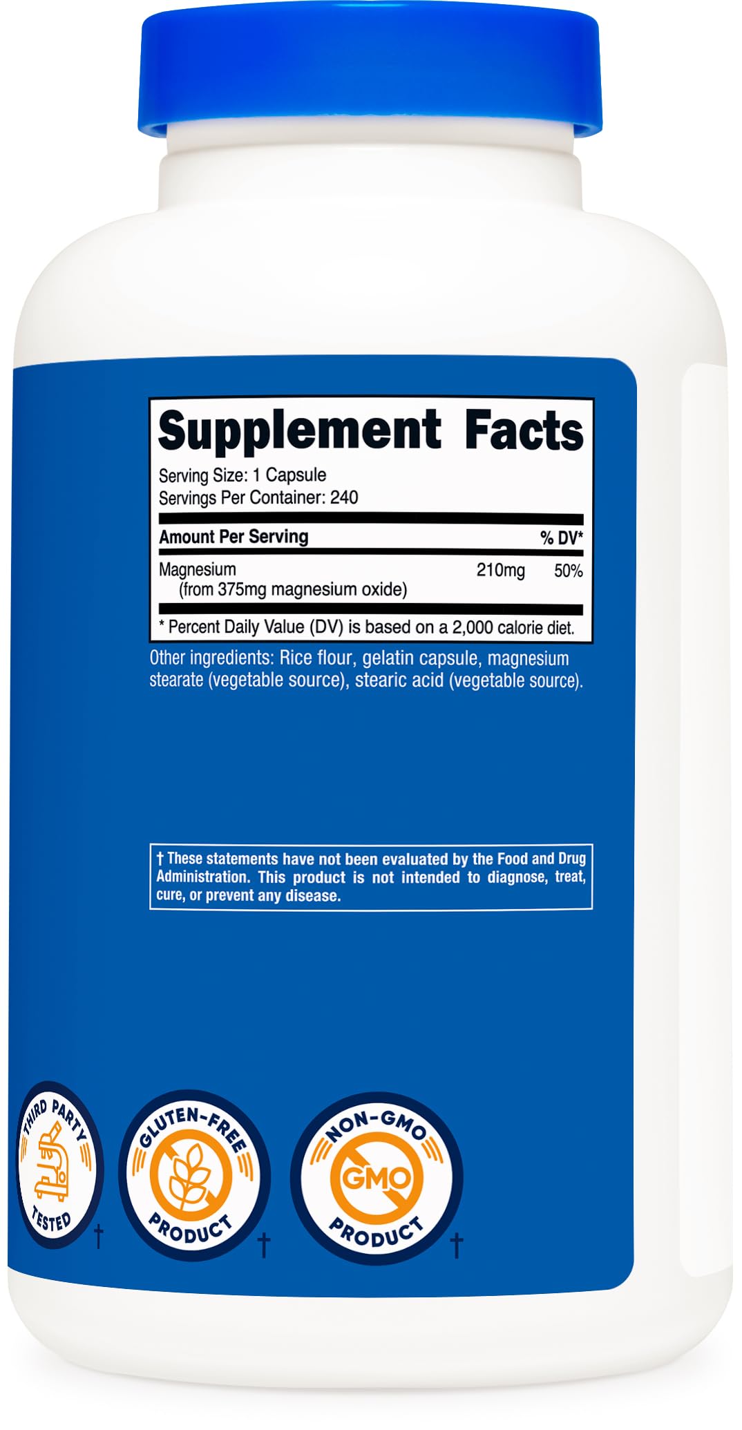 Manufacturing facility: GMP compliant, FDA-registered Nutricost plant