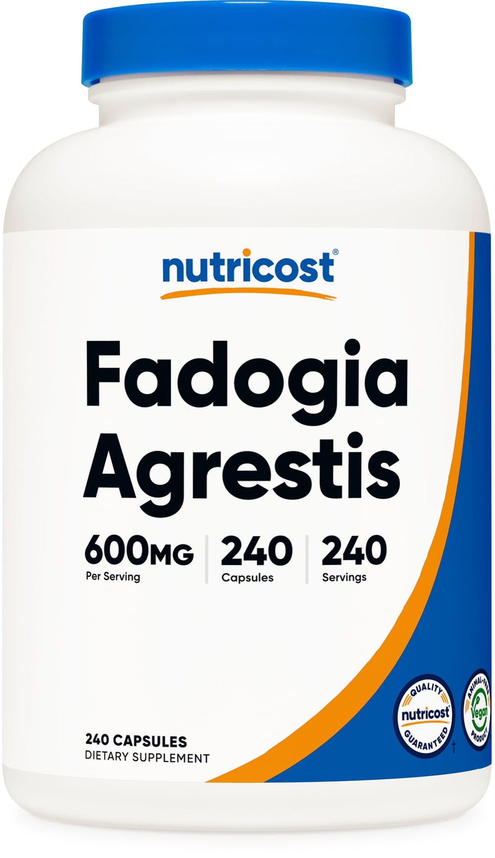Nutricost Fadogia Agrestis 240-capsule bottle