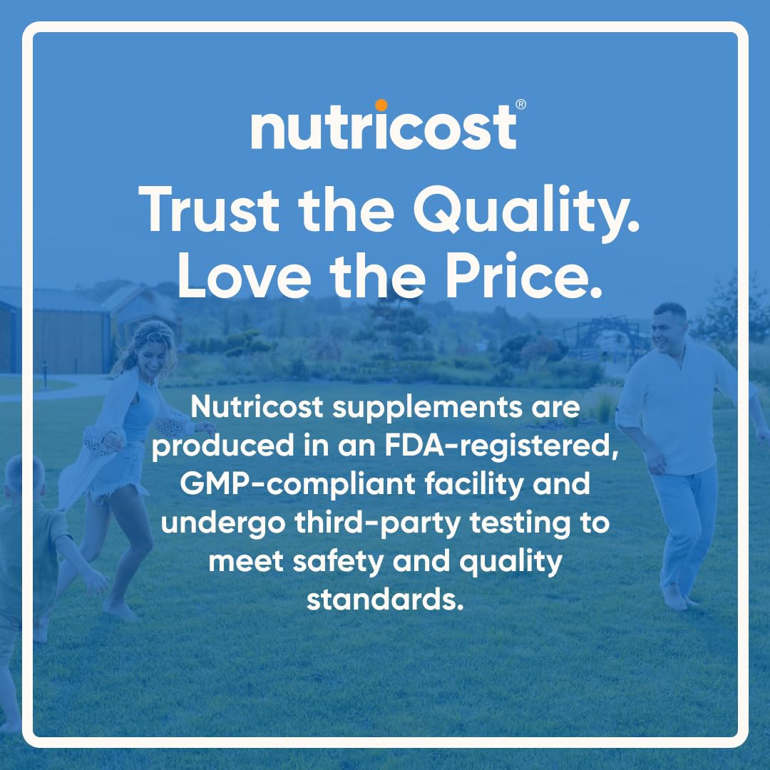 Bottle and packaging display for Nutricost Folic Acid 1000 mcg