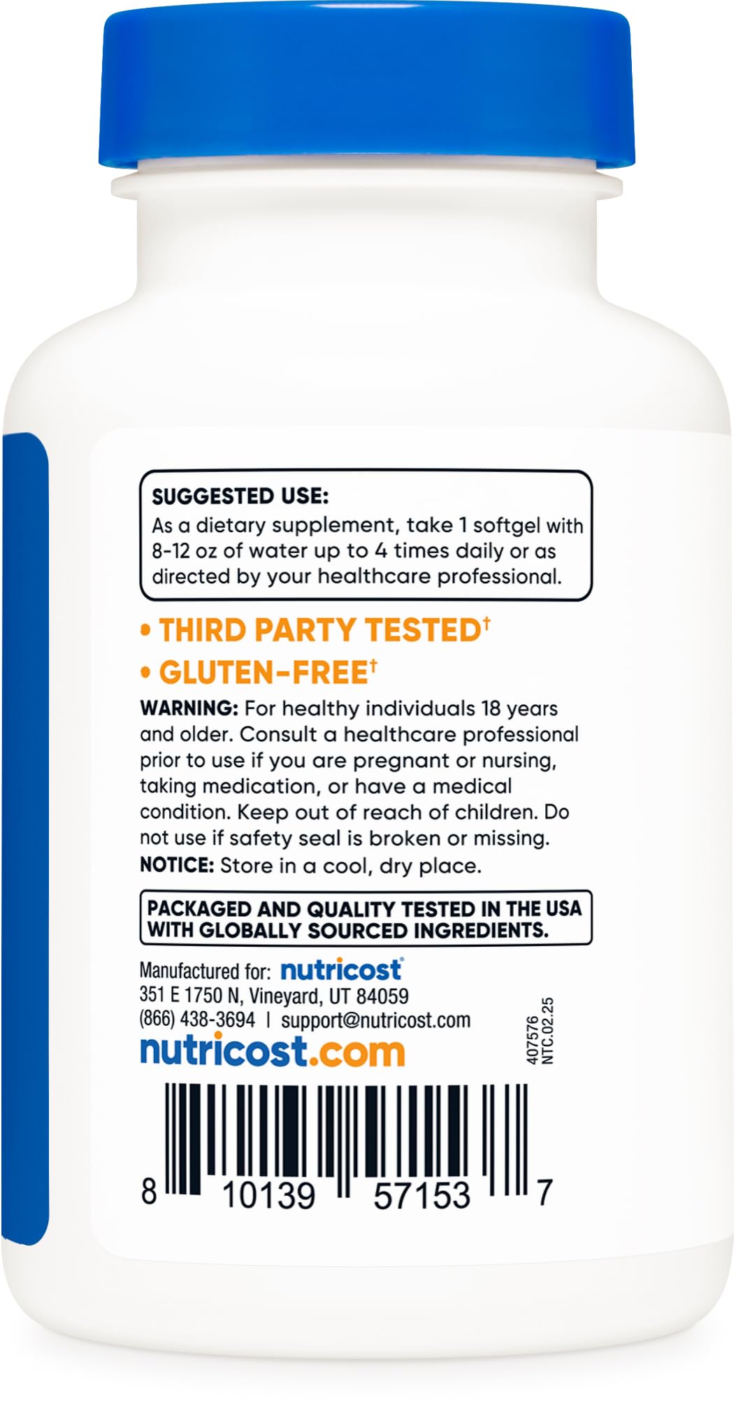 Non-GMO gluten free packaging badge