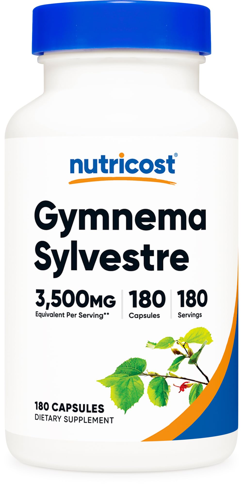 Nutricost Gymnema Sylvestre 3,500mg (20:1) extract bottle - hero image