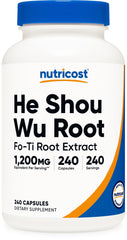 Nutricost He Shou Wu 240-cap bottle