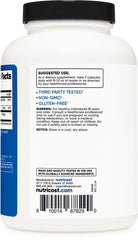Nutrition facts panel for HMB 1500mg and Vitamin D3 6000IU