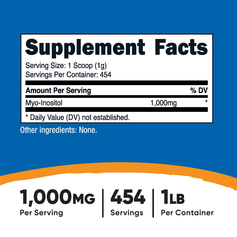 Scoop included with Inositol powder (1000 mg per serving)