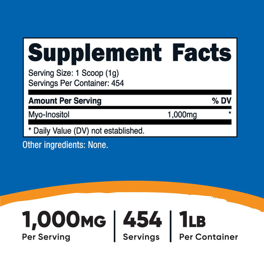 Scoop included with Inositol powder (1000 mg per serving)
