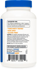 Label showing 325mcg iodine per capsule