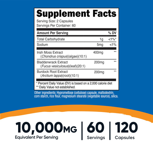 Product label highlighting 10,000mg per serving