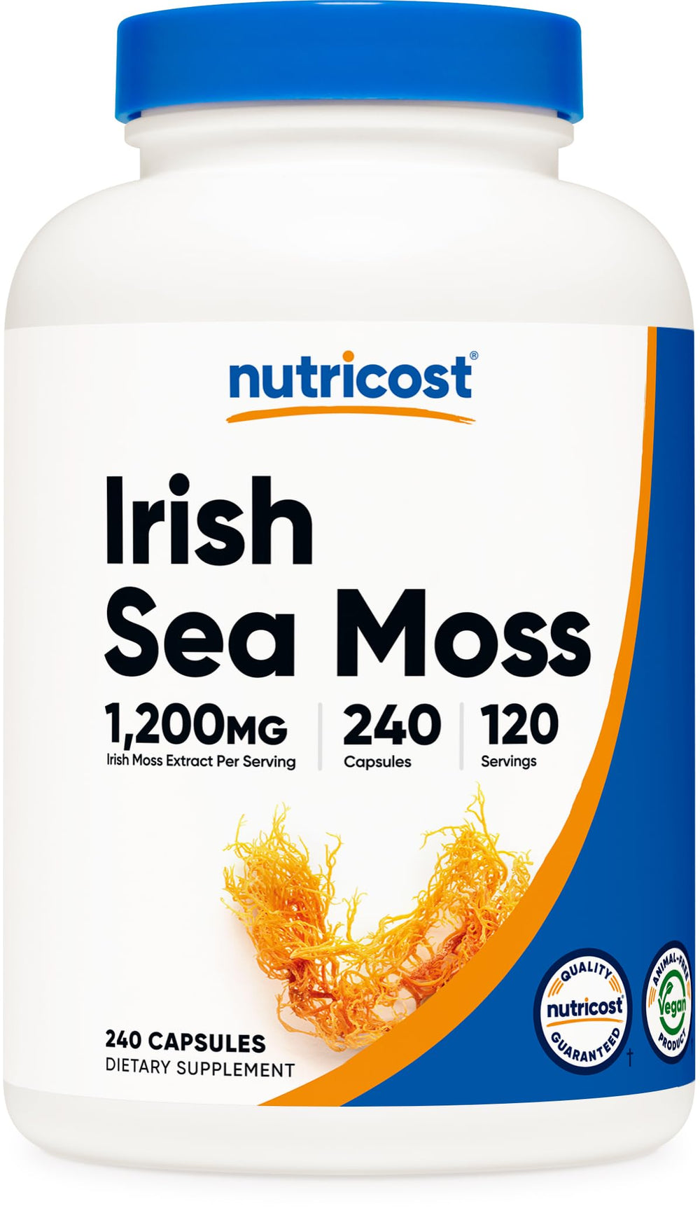 Nutricost Irish Sea Moss Extract Capsules bottle – 240 capsules