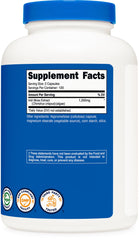 NSF certified GMP facility branding on label