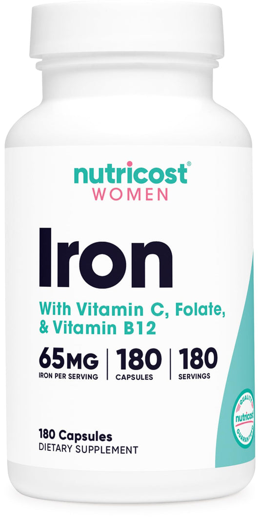Nutricost Iron for Women 65mg bottle — main product image