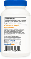 Non-GMO and Gluten-Free indicators on Nutricost packaging