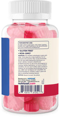 Nutrition facts and per-gummy melatonin 1mg label