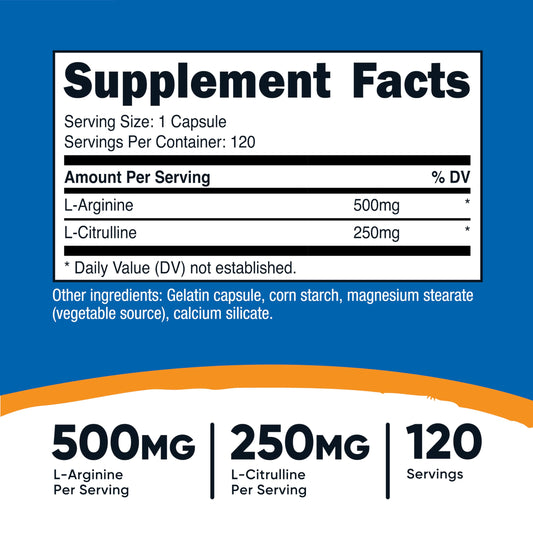 Close-up of Nutricost capsules and bottle
