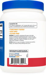 Nutricost L-Citrulline Malate 2:1 Strawberry Kiwi label close-up