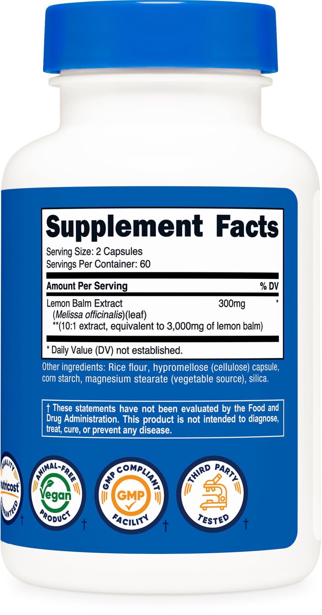 Facility certification indicating NSF GMP FDA compliance