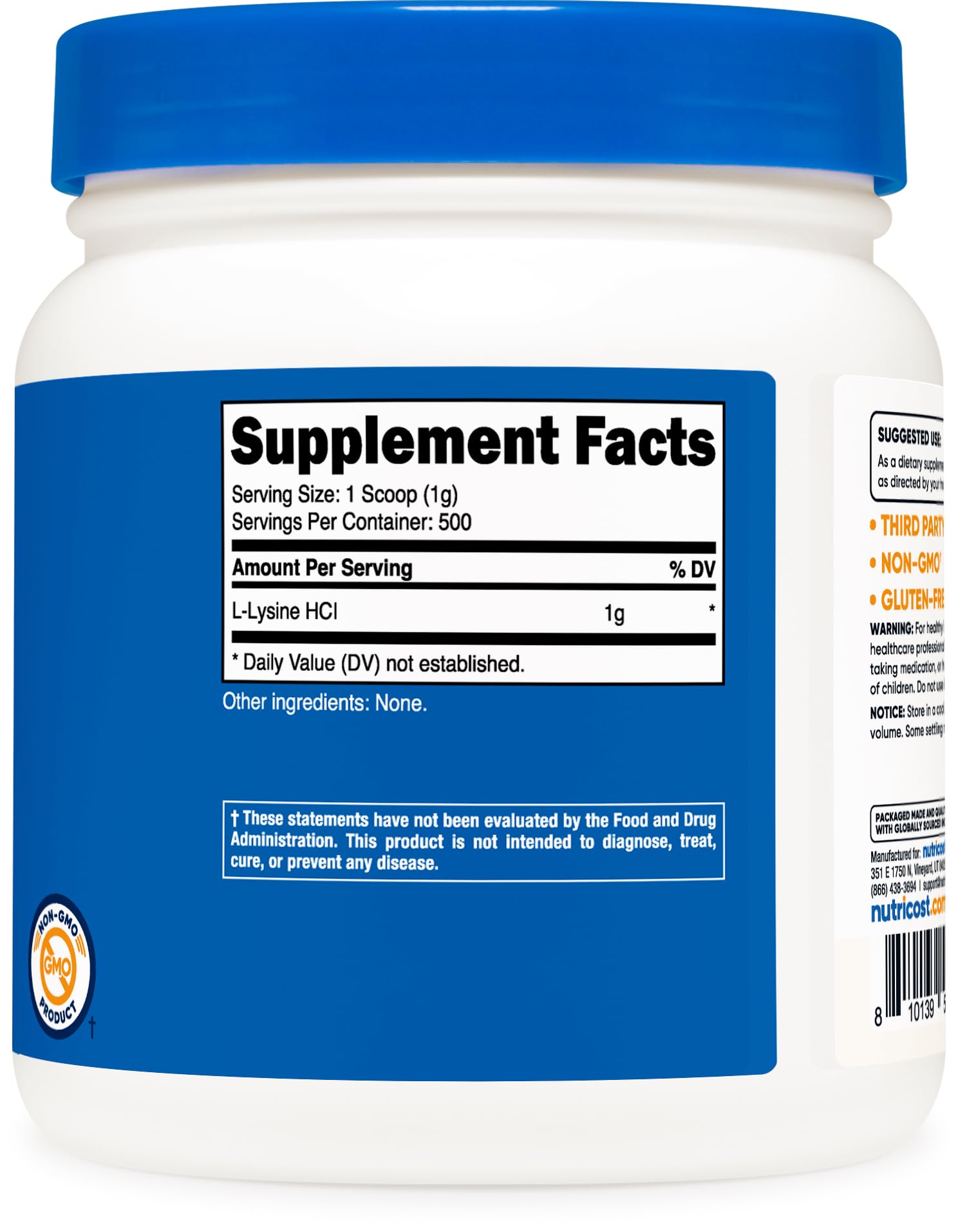 3rd party testing label indicating ISO-accredited laboratories