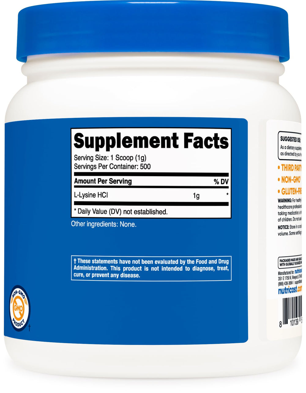 3rd party testing label indicating ISO-accredited laboratories