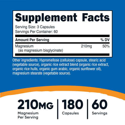 Nutricost Magnesium Glycinate packaging image