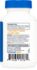 Serving: 3 capsules equals 210 mg of magnesium glycinate