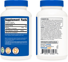 Ingredients panel for Nutricost Magnesium L-Threonate Magtein
