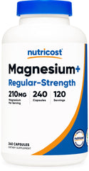 Nutricost Magnesium+ Regular Strength bottle label
