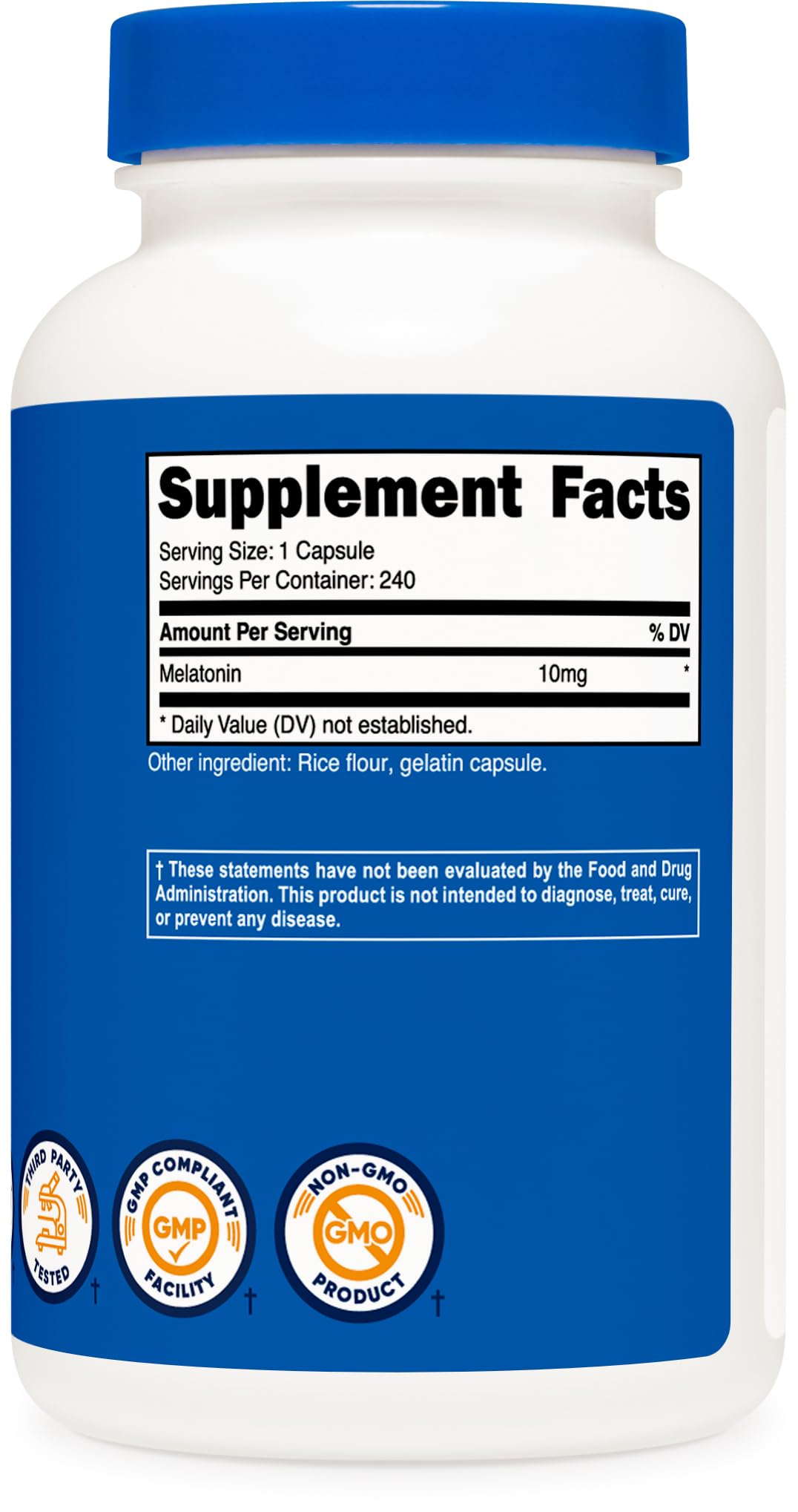 GMP-compliant FDA-registered Nutricost manufacturing facility
