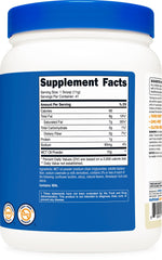 Ingredients and label of Nutricost MCT Oil Powder Vanilla