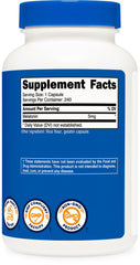 Label highlighting non-GMO and gluten-free formula