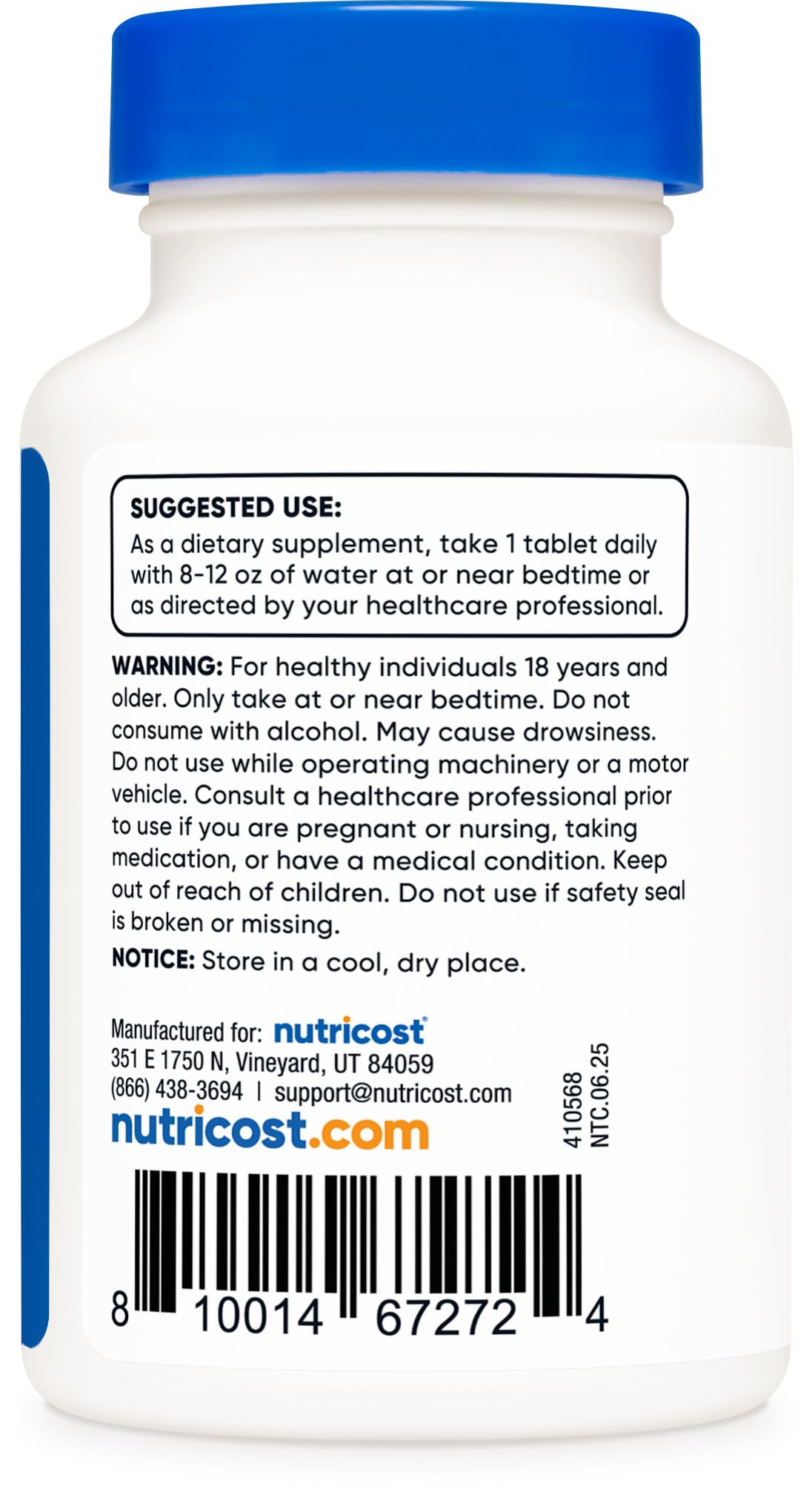 Serving size illustration for 5mg per serving