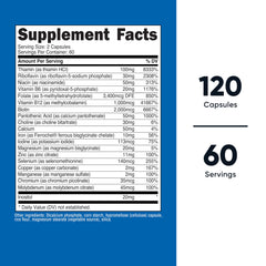 Packaging for Nutricost Methylated Vitamin B Complex