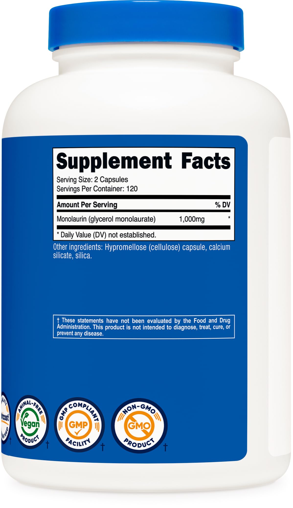 NSF Certified GMP facility manufacturing Nutricost Monolaurin