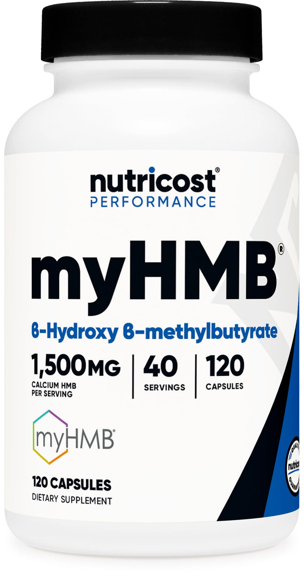 Nutricost myHMB capsules 1,500mg main product image