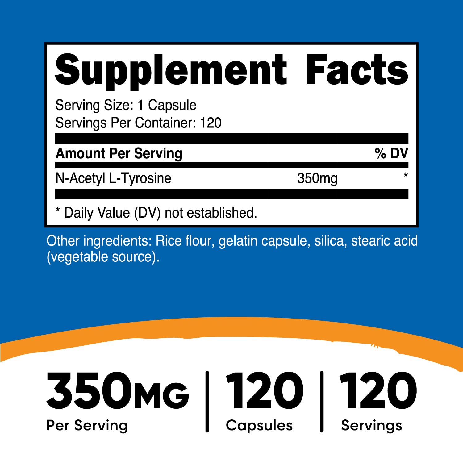 Close-up of Nutricost NALT capsules