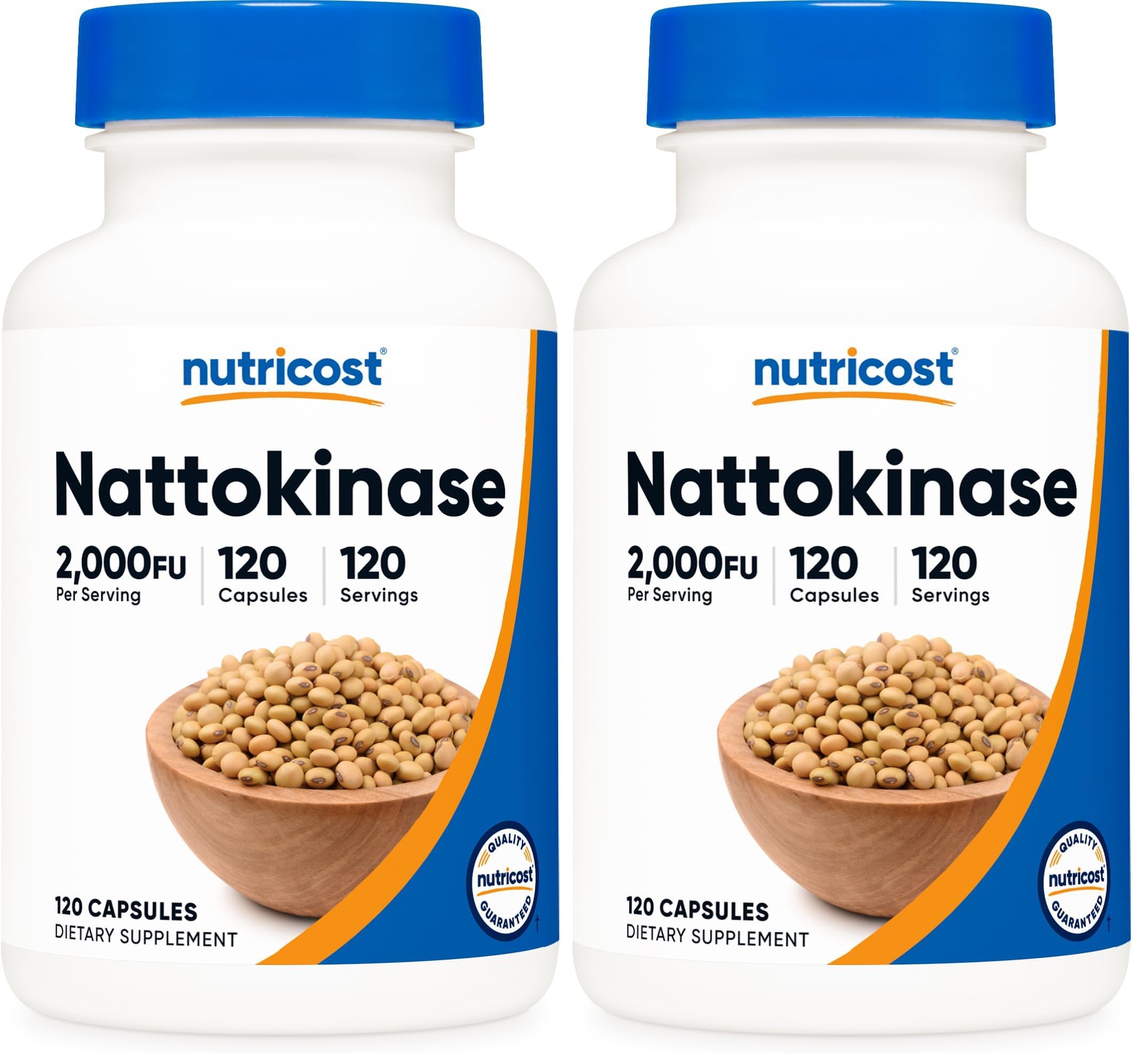 Nutricost Nattokinase 2000FU bottle label