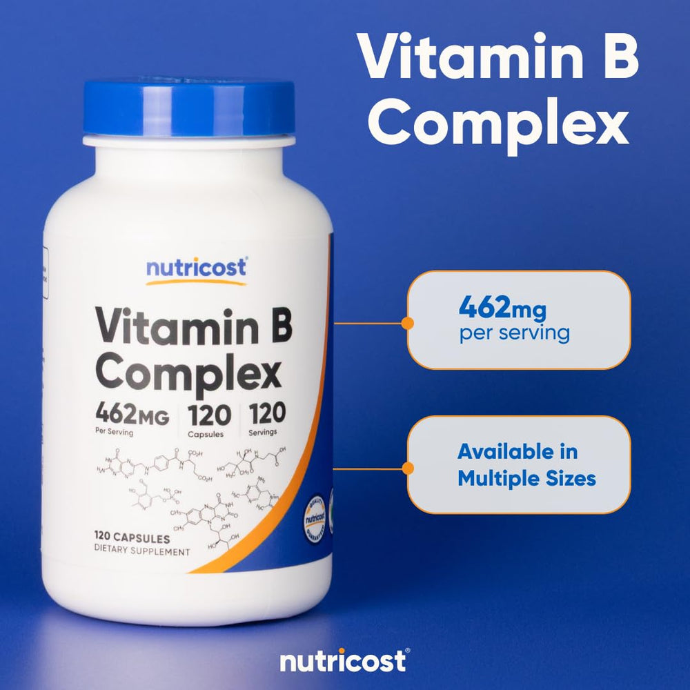 Non-GMO and gluten-free Vitamin B Complex