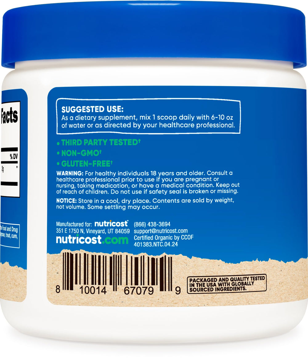 Nutricost Organic Cordyceps Powder packaging box