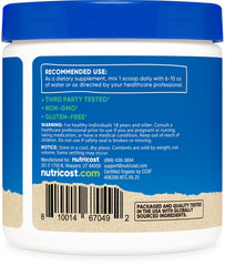 Close-up of Nutricost Organic Lion's Mane Mushroom Powder powder