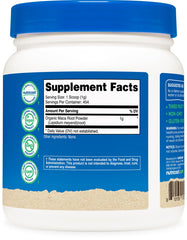Packaging image of Nutricost Organic Maca Root Powder bottle