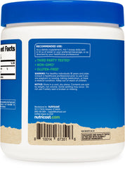 Gluten free and vegetarian friendly Nutricost Saw Palmetto Powder packaging
