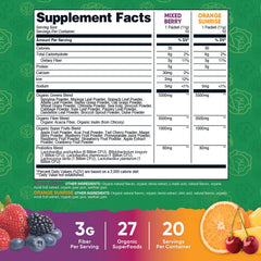 Third-party tested, GMP-compliant facility label for Nutricost Super Greens