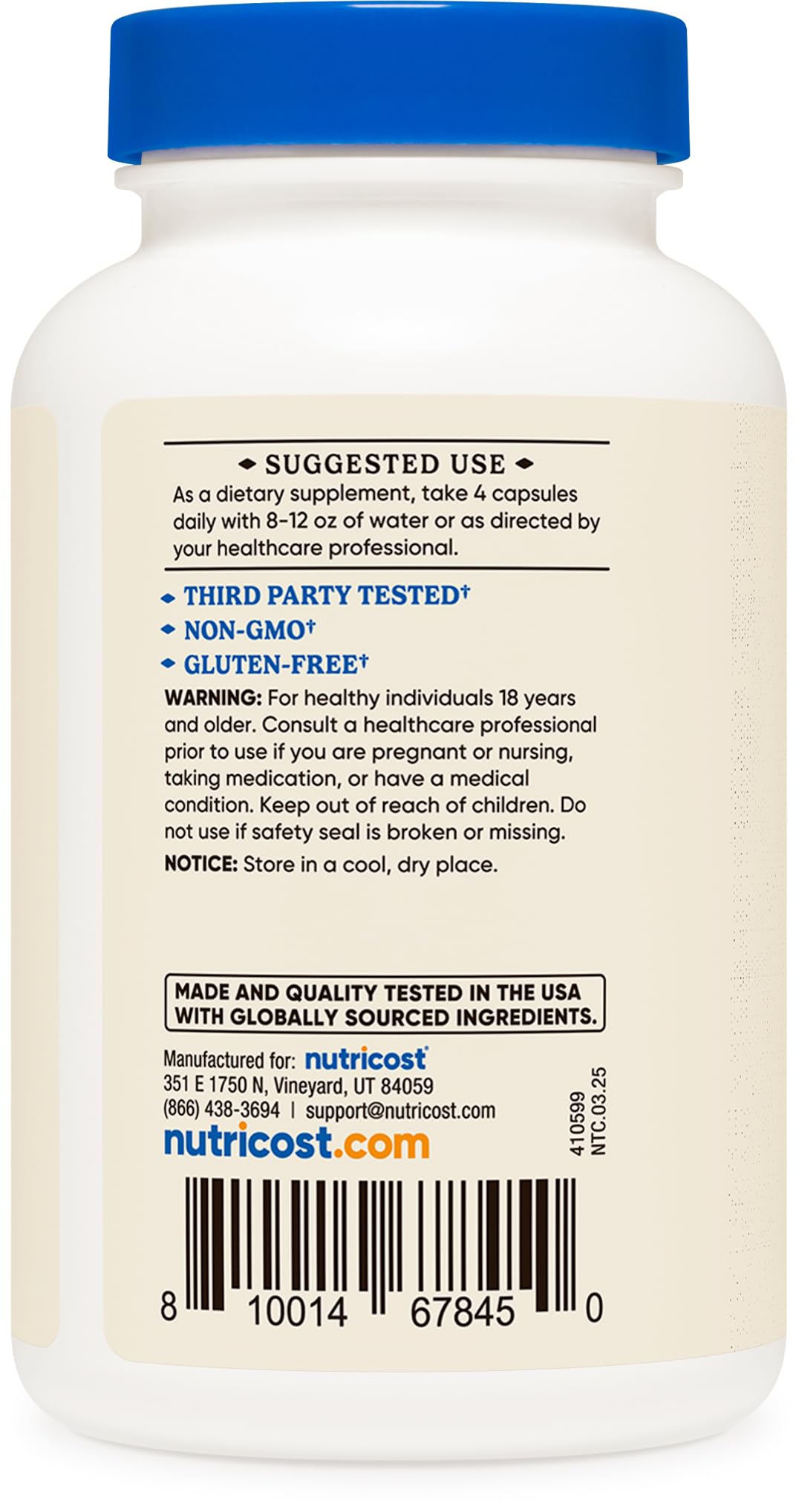 Pasture-raised, free-range Argentina cows for Nutricost liver capsules