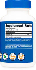 Bottle with 120 softgels for display