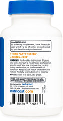 Facility icons indicating NSF Certified, GMP Compliant, FDA Registered