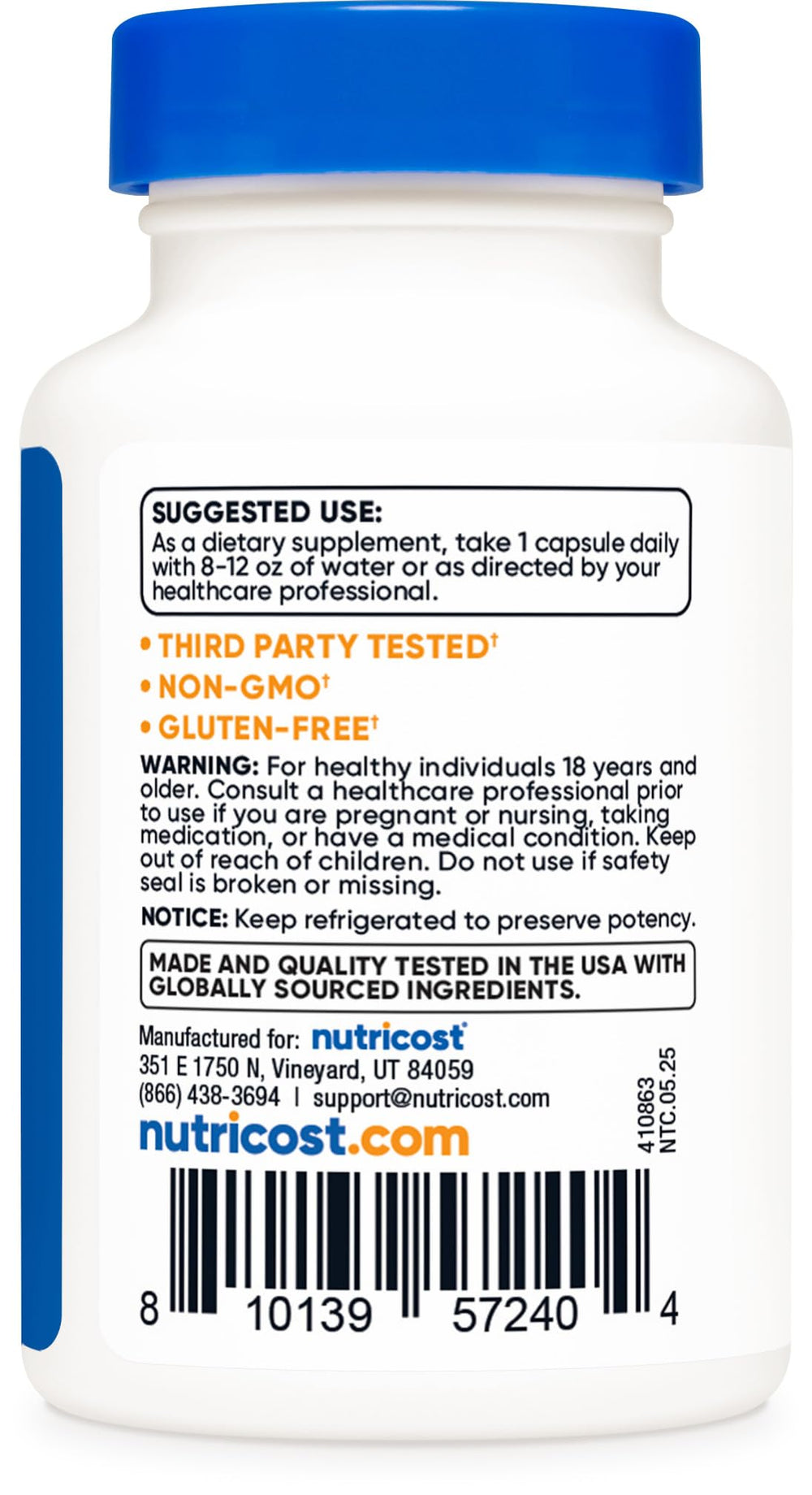 Non-GMO and gluten-free badges