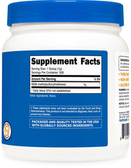 Gluten Free and Non-GMO icons for Nutricost MSM Powder